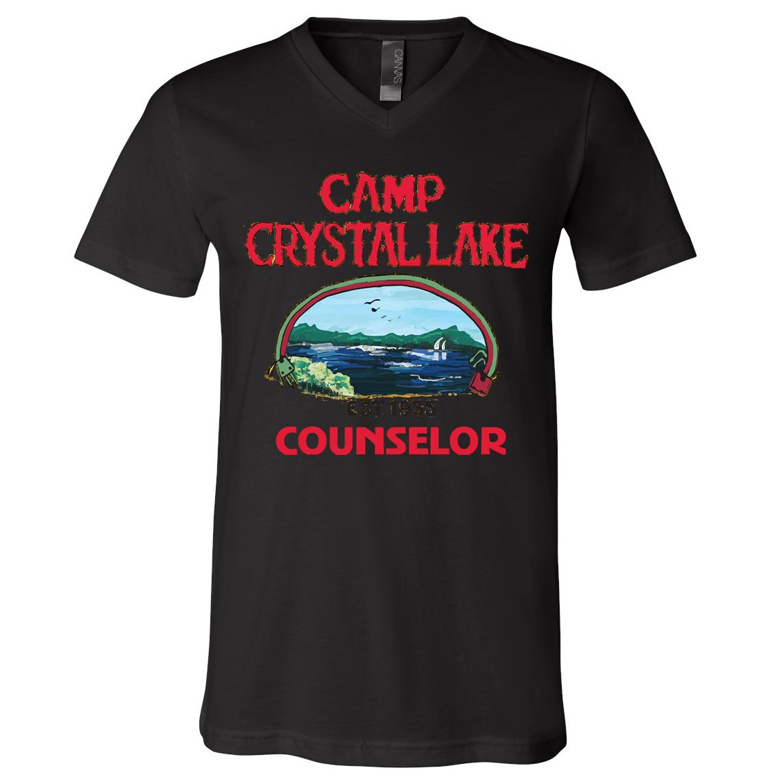 Camp Crystal Lake V-Neck T-Shirt