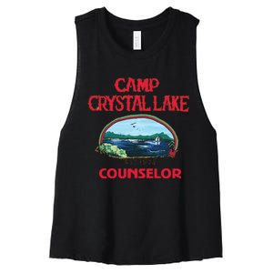 Camp Crystal Lake Women's Racerback Cropped Tank