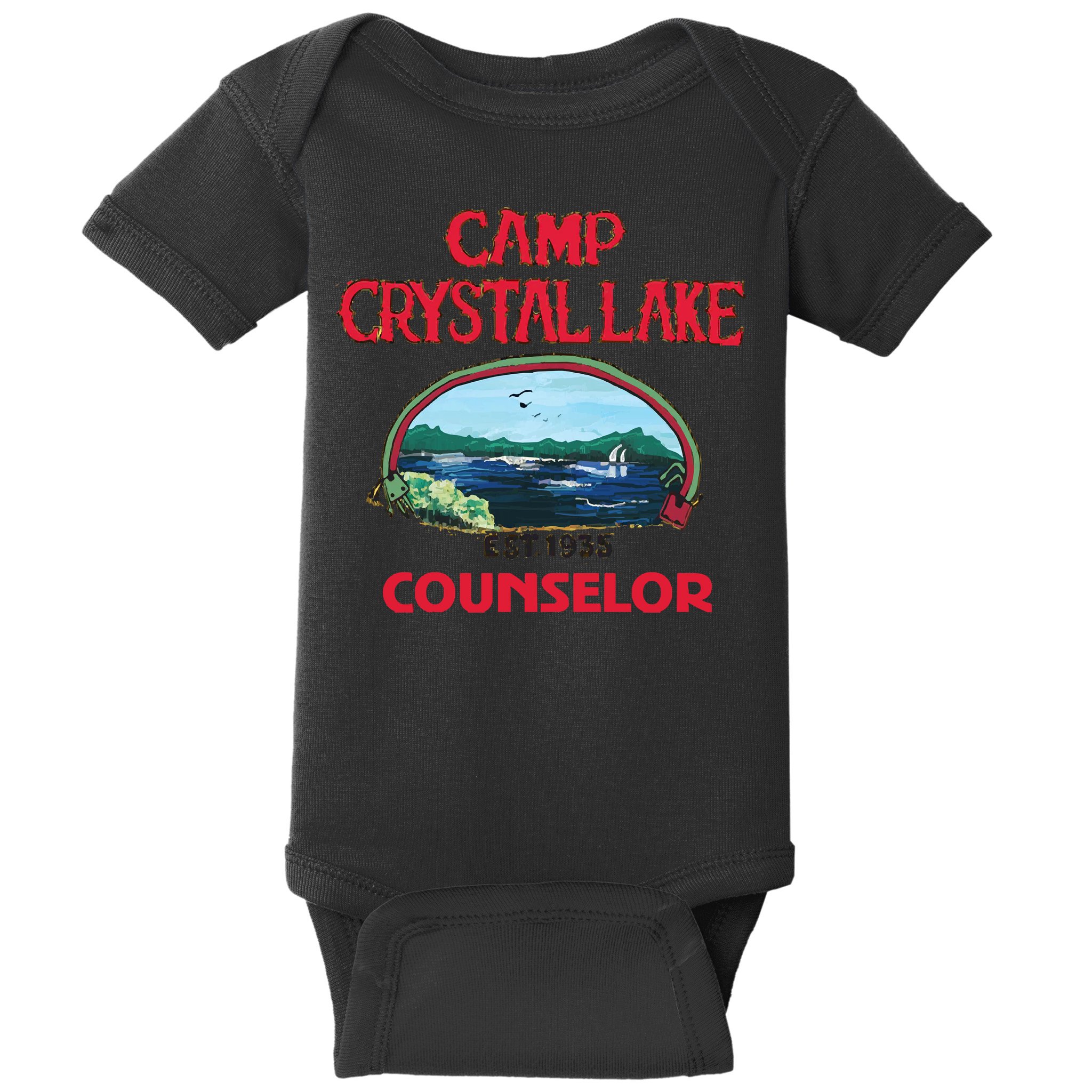 Camp Crystal Lake Baby Bodysuit