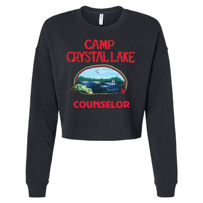 Camp Crystal Lake Cropped Pullover Crew