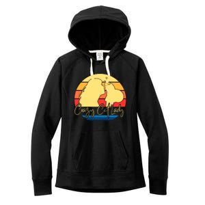 Crazy Cat Lady Gift Women's Fleece Hoodie