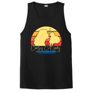 Crazy Cat Lady Gift PosiCharge Competitor Tank