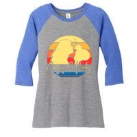 Crazy Cat Lady Gift Women's Tri-Blend 3/4-Sleeve Raglan Shirt