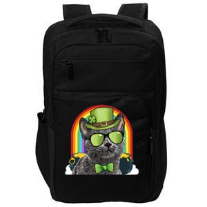 Chartreux Cat Leprechaun Funny St Patricks Day Cute Gift Impact Tech Backpack