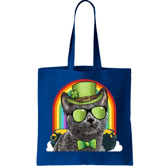 Chartreux Cat Leprechaun Funny St Patricks Day Cute Gift Tote Bag