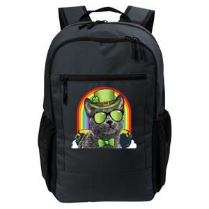 Chartreux Cat Leprechaun Funny St Patricks Day Cute Gift Daily Commute Backpack