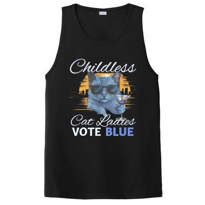 Childless Cat Ladies Vote Blue In November Kamala President PosiCharge Competitor Tank