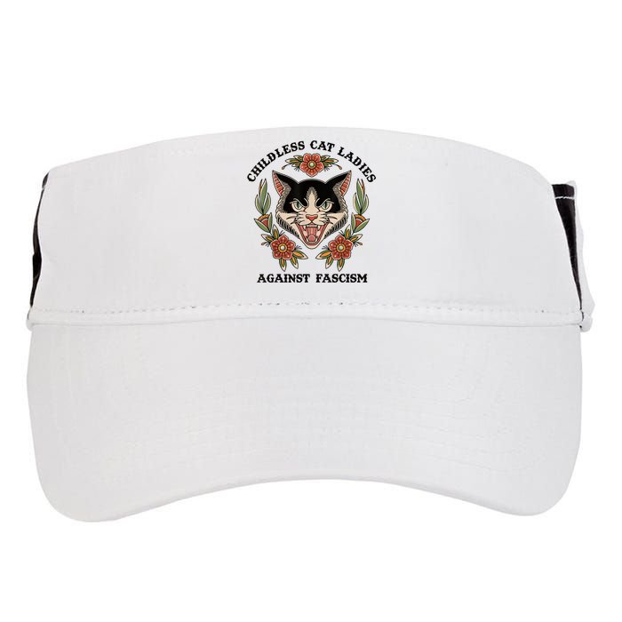 Childless Cat Ladies Against Fascism Adult Drive Performance Visor