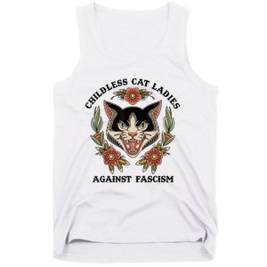 Childless Cat Ladies Against Fascism Tank Top