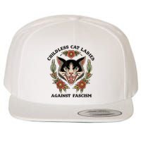 Childless Cat Ladies Against Fascism Wool Snapback Cap