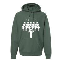 Choir Choir Lover Sing Lover Premium Hoodie