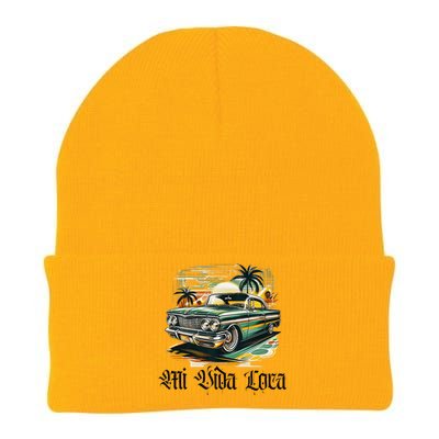 Chicano Culture Lowriders Classic Mi Vida Loca Lowrider Knit Cap Winter Beanie