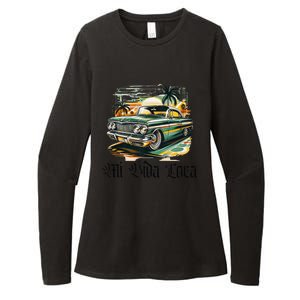 Chicano Culture Lowriders Classic Mi Vida Loca Lowrider Womens CVC Long Sleeve Shirt