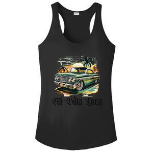 Chicano Culture Lowriders Classic Mi Vida Loca Lowrider Ladies PosiCharge Competitor Racerback Tank