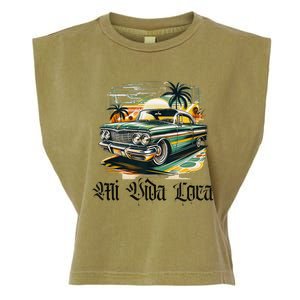 Chicano Culture Lowriders Classic Mi Vida Loca Lowrider Garment-Dyed Women's Muscle Tee