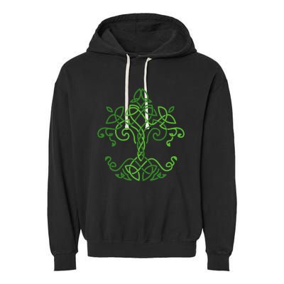 celtic Clover Leaf Party Saint Shenanigan Clover Irishman Garment-Dyed Fleece Hoodie