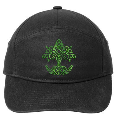 celtic Clover Leaf Party Saint Shenanigan Clover Irishman 7-Panel Snapback Hat