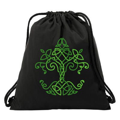 celtic Clover Leaf Party Saint Shenanigan Clover Irishman Drawstring Bag