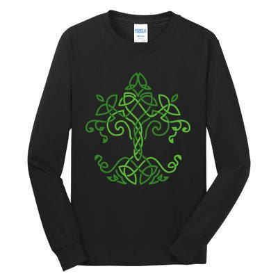 celtic Clover Leaf Party Saint Shenanigan Clover Irishman Tall Long Sleeve T-Shirt