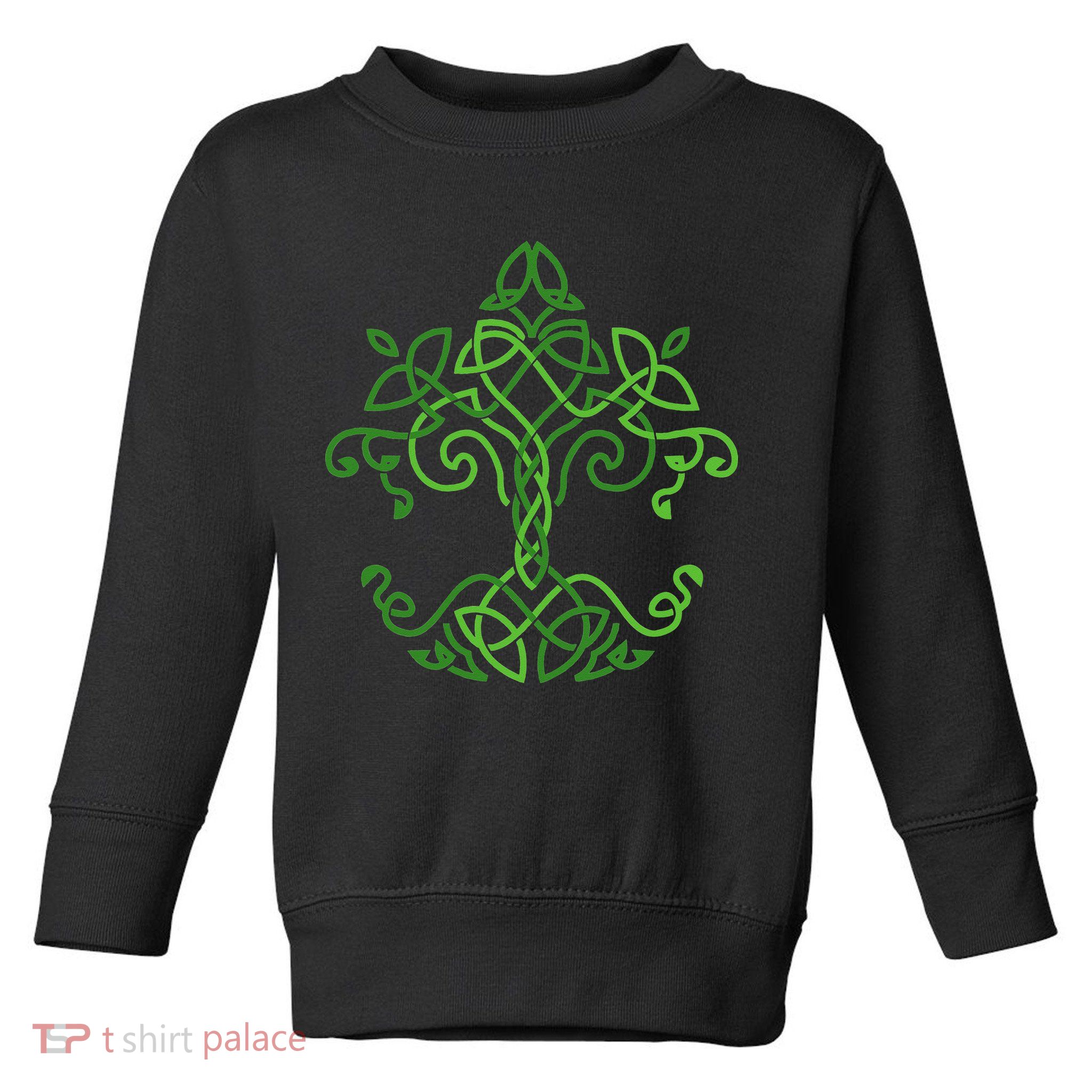 celtic Clover Leaf Party Saint Shenanigan Clover Irishman Toddler Sweatshirt