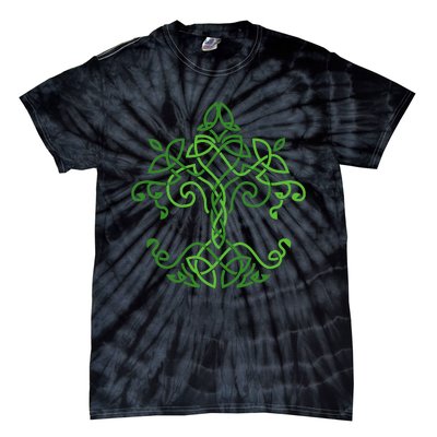 celtic Clover Leaf Party Saint Shenanigan Clover Irishman Tie-Dye T-Shirt