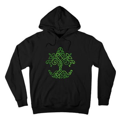 celtic Clover Leaf Party Saint Shenanigan Clover Irishman Tall Hoodie