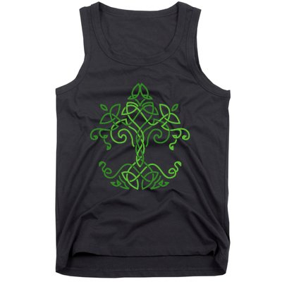 celtic Clover Leaf Party Saint Shenanigan Clover Irishman Tank Top