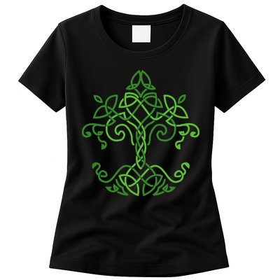 celtic Clover Leaf Party Saint Shenanigan Clover Irishman Womens T-Shirt
