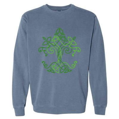 celtic Clover Leaf Party Saint Shenanigan Clover Irishman Garment-Dyed Sweatshirt