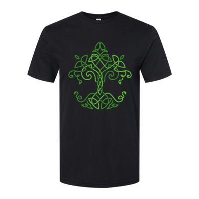 celtic Clover Leaf Party Saint Shenanigan Clover Irishman Softstyle CVC T-Shirt