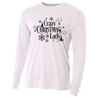 Crazy Christmas Lady Cooling Performance Long Sleeve Crew