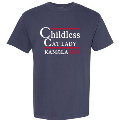 Childless Cat Ladies For Kamala 2024 Garment-Dyed Heavyweight T-Shirt