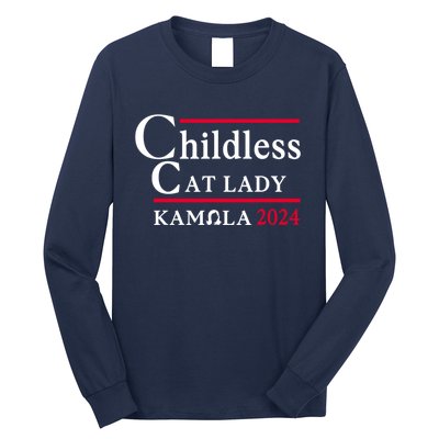 Childless Cat Ladies For Kamala 2024 Long Sleeve Shirt