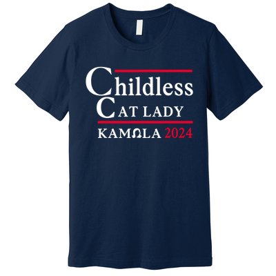 Childless Cat Ladies For Kamala 2024 Premium T-Shirt