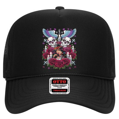 Chicano Chicana La Raza Barrio Tattoo Art Death Trucker Hat