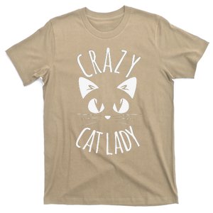 CRAZY CAT LADY Funny Fur Mom Mother's Day Christmas Birthday T-Shirt