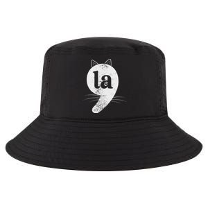 Cat Comma La Kamala Harris For President 2024 Election Cool Comfort Performance Bucket Hat