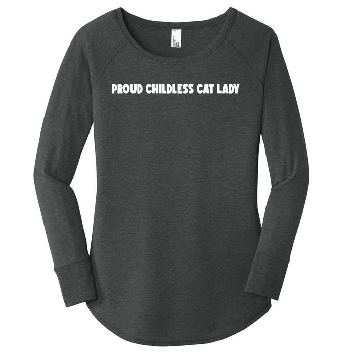 Childless Cat Lady For Cat Mom Women Cat Lady Women's Perfect Tri Tunic Long Sleeve Shirt