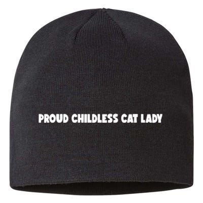 Childless Cat Lady For Cat Mom Women Cat Lady Sustainable Beanie