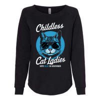 Childless Cat Ladies Vote Blue In November Democrats Liberal Womens California Wash Sweatshirt