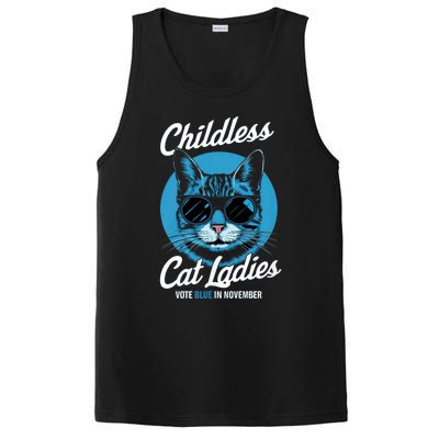 Childless Cat Ladies Vote Blue In November Democrats Liberal PosiCharge Competitor Tank