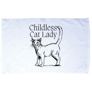 Childless Cat Ladies For Kamala 2024 Microfiber Hand Towel