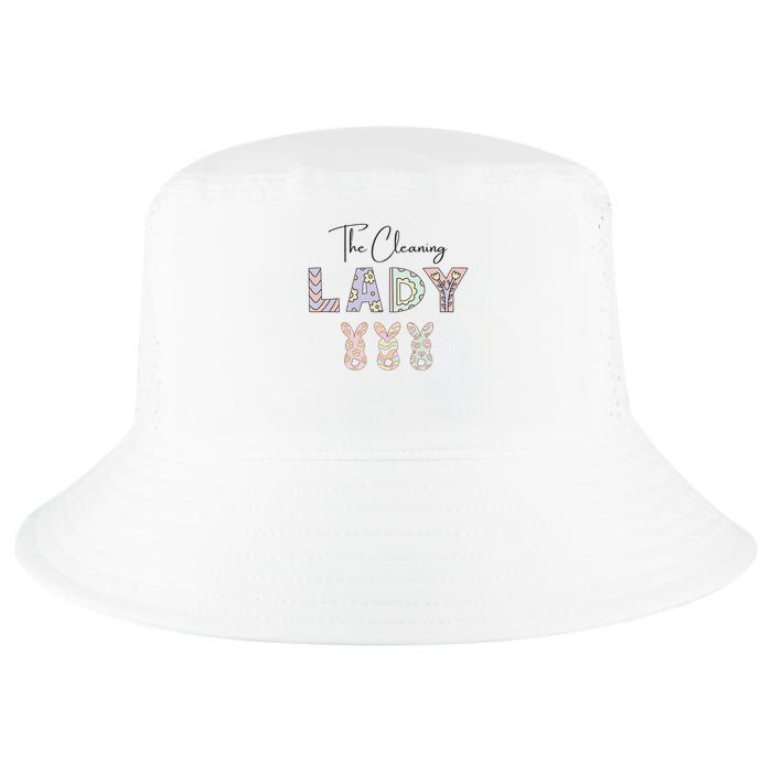 Cute Cleaning Lady Easter Cool Comfort Performance Bucket Hat