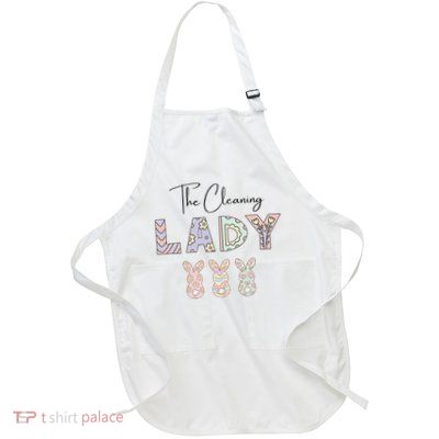 Cute Cleaning Lady Easter Apron
