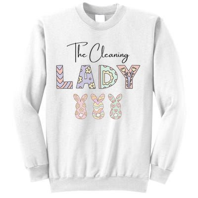 Cute Cleaning Lady Easter Sweatshirt