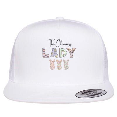 Cute Cleaning Lady Easter Flatbill Hat