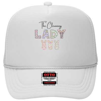 Cute Cleaning Lady Easter Trucker Hat