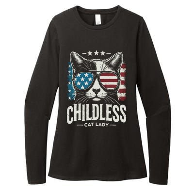 Childless Cat Lady 2024 Womens CVC Long Sleeve Shirt