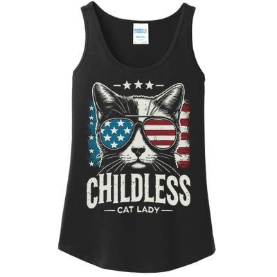 Childless Cat Lady 2024 Ladies Essential Tank