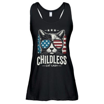 Childless Cat Lady 2024 Ladies Essential Flowy Tank